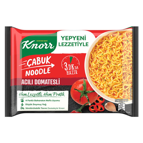 Knorr Acılı Domatesli Noodle 67 Gr