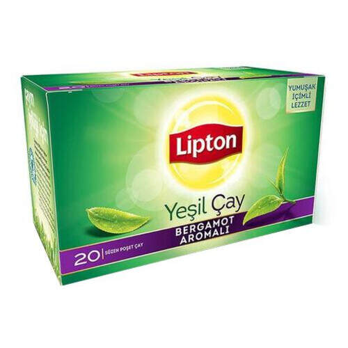 Lipton Bitkisel Berrak Yeşil Bergamot Aromalı 30 Gr.