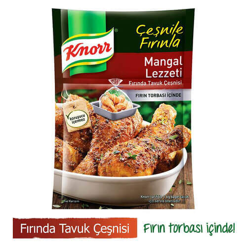 Knorr Fırında Tavuk Çeşnisi Mangal Lezzeti 32 Gr.