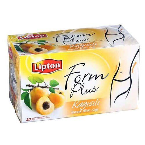 Lipton Form Plus Kayısılı Bitki Çayı 20'li Paket 40 Gr.