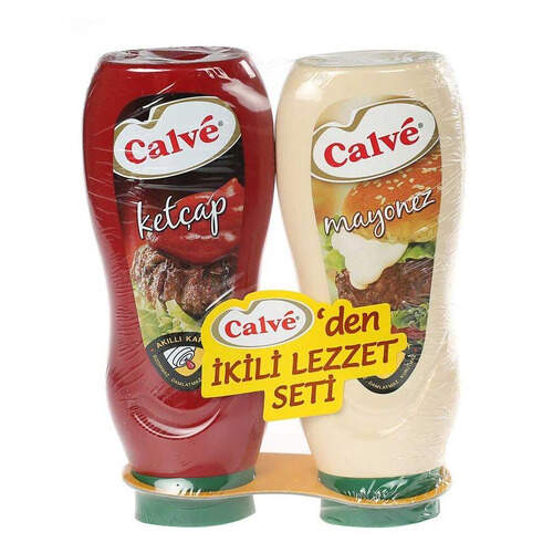 Calve 2 Li Ketcap 540 Gr. (tatlı) + Mayonez 600 Gr.