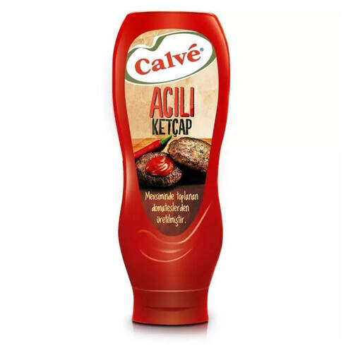 Calve Ketçap 600 Gr. (acılı)