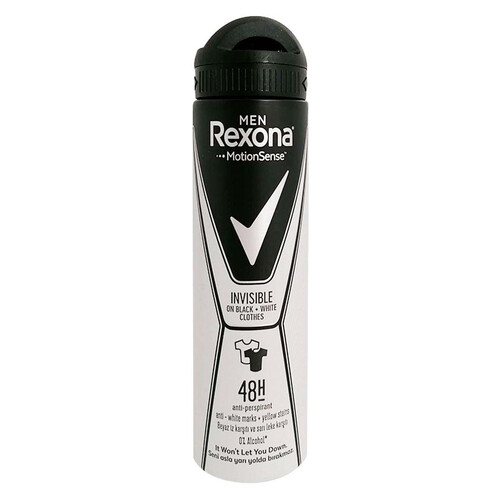 Rexona Men Invısıble Black Whıte Deodorant 150 Ml