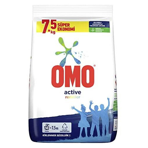 Omo Matik 7500.gr Active  Renkliler