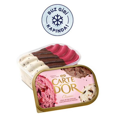 Algida Carte Dor Classic Çilek-çikolata-vanilya 925 Gr