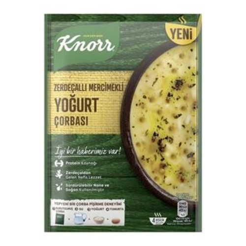 Knorr Çorba Yöreselyeşil Mercimek Yoğurt  98 Gr