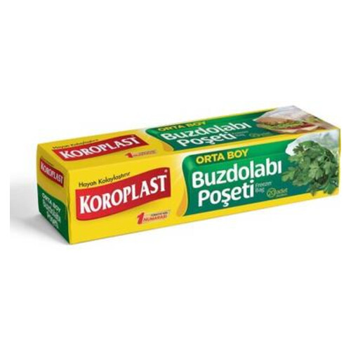 Koroplast Buzdolabı Poşetı Orta Boy 20'li