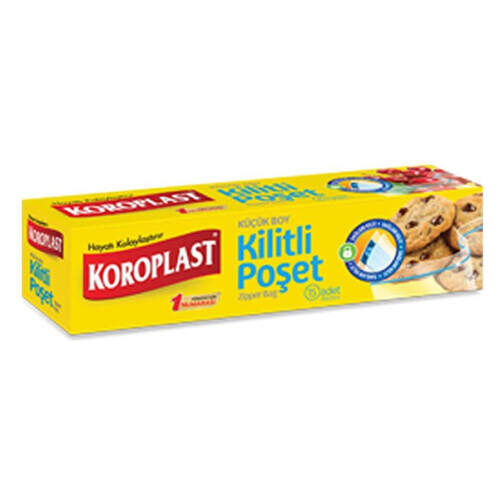Koroplast Kilitli Buzdolabı Poşeti Küçük
