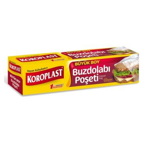 Koroplast Buzdolabı Poşeti Büyük Boy 20 Li