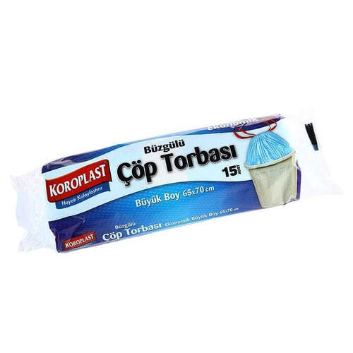 Koroplast Büzgülü Vanilyalı Çöp Torbası Büyük  Boy
