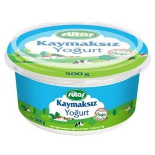 Sütaş Kaymaksız Yoğurt 500 Gr.