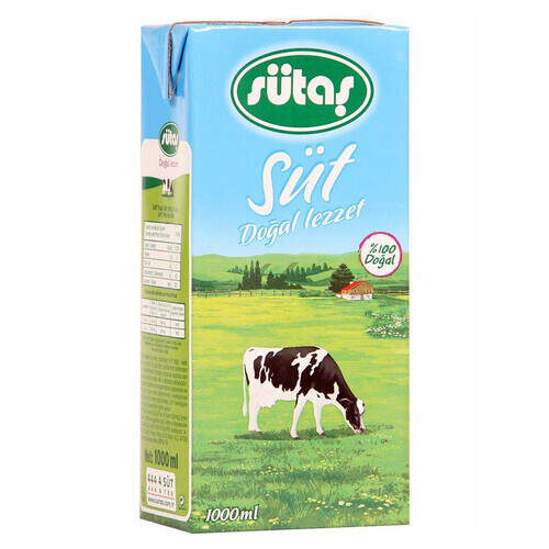 Sütaş Tam Yağlı Süt 1000 Ml