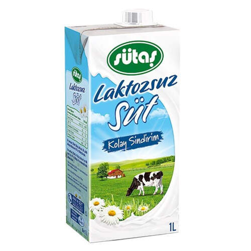 Sütaş Laktozsuz Süt 1000 Ml