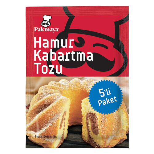 Pakmaya Hamur Kabartma Tozu 5'li
