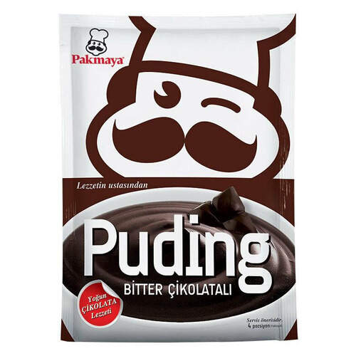 Pakmaya Bitter Çikolatalı Puding 115 Gr