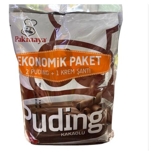 Pakmaya 2 Kakaolu Puding 1 Krem Şanti 3'lü
