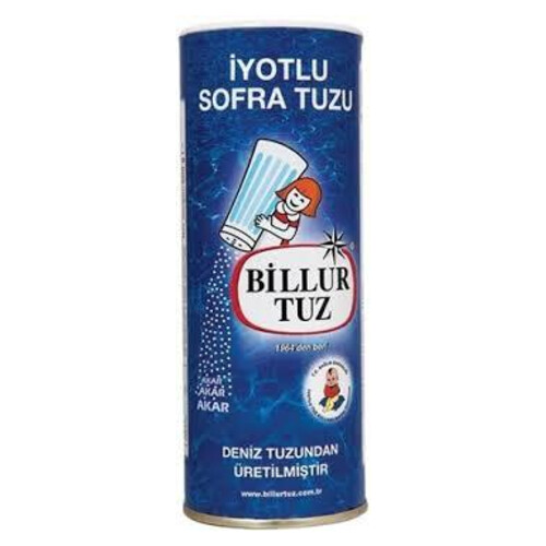 Billur Tuz Karton İyotlu 500 Gr.