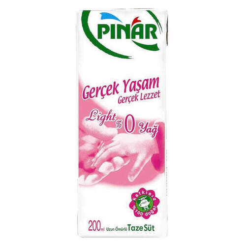 Pınar Light Süt 200 Ml.
