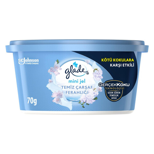 Glade Mini Jel Temiz Çarsaf Ferahlığı  70 Gr