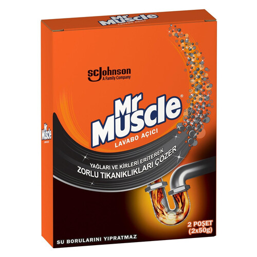 Mr Muscle Granül Lavabo Açıcı 2*50 Gr