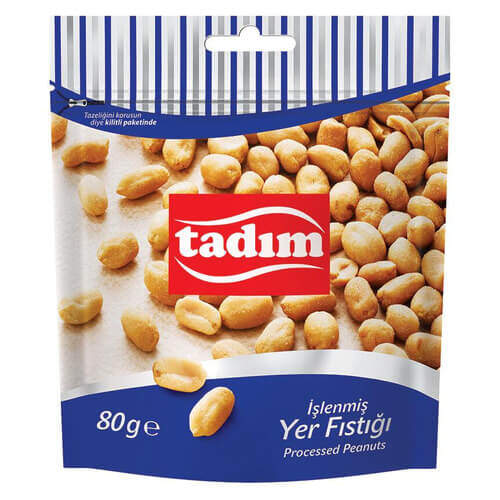 Tadım Favori Yer Fıstığı İşlenmiş 80 Gr.