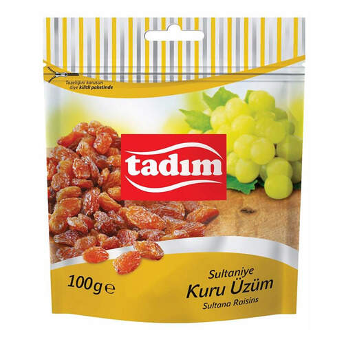 Tadım Kuru Üzüm Sultaniye 100 Gr.