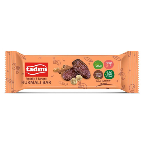 Tadım Fındıklı Tarçınlı Hurmalı Bar 40 Gr