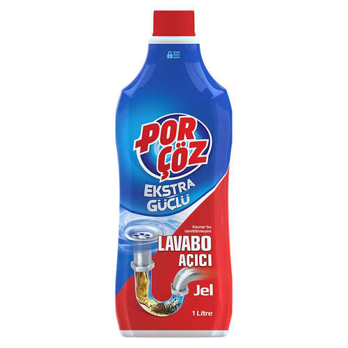 Porçöz Lavabo Açıcı Jel 1000 Ml.