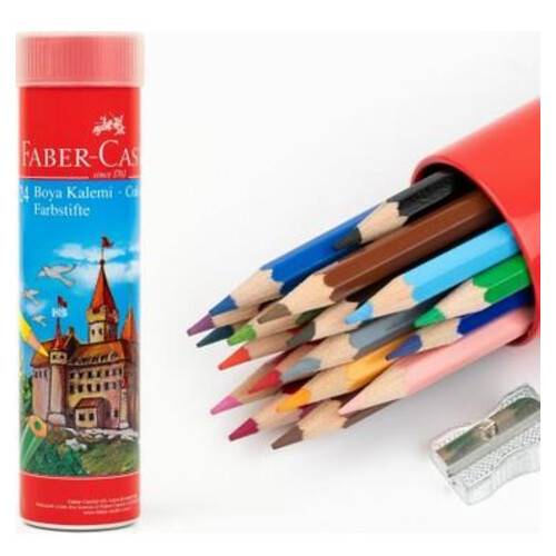 Faber Castell Kuru Boya 24 Lu Tup