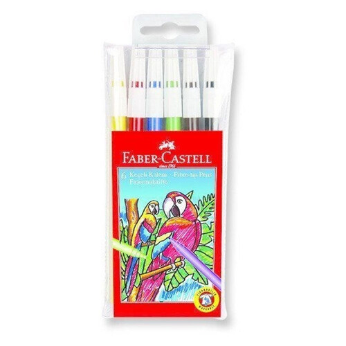 Faber Castell 6lı Keçeli Kalem