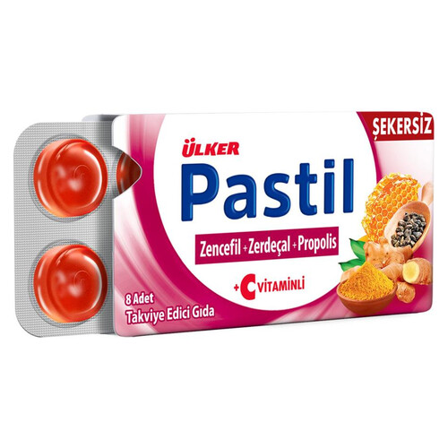 Ülker Pastil Zencefil+zerdeçal+propolis 22.4 Gr