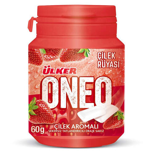 Ülker Oneo Çilek Bottle Draje Sakız 60 Gr.