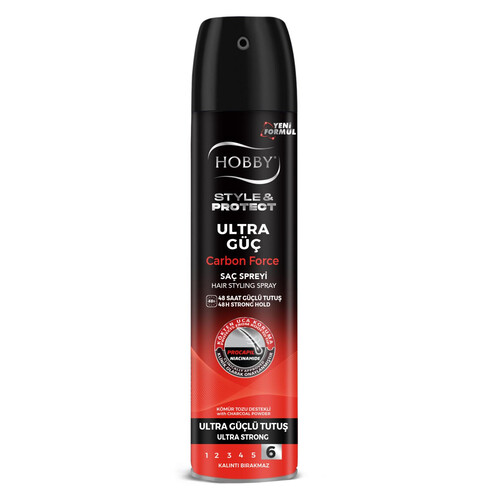 Hobby Protect Carbon Saç Spreyi 250 Ml