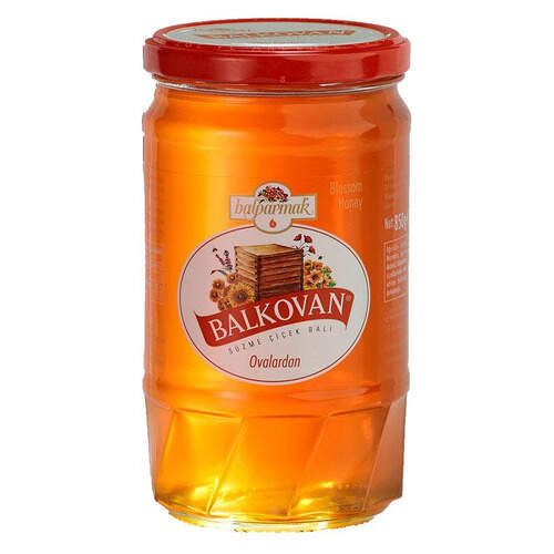 Balkovan Balparmak Süzme Çiçek Balı (cam )850 Gr.