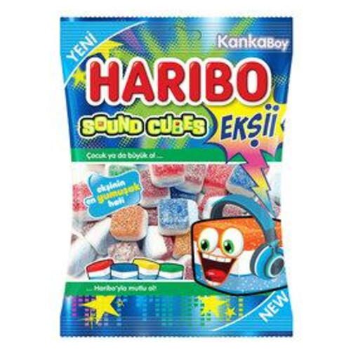 Haribo Sound Cubbes Ekşi 70 Gr