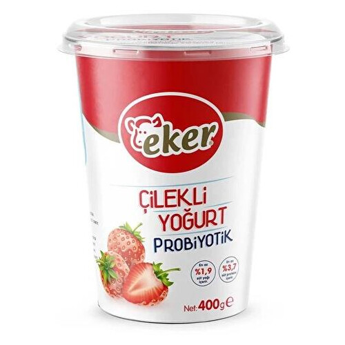 Eker Probiyotik Yoğurt Çilek 400 Gr.