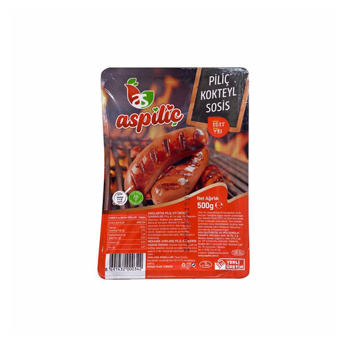 Aspiliç Kokteyl Sosis 500 Gr