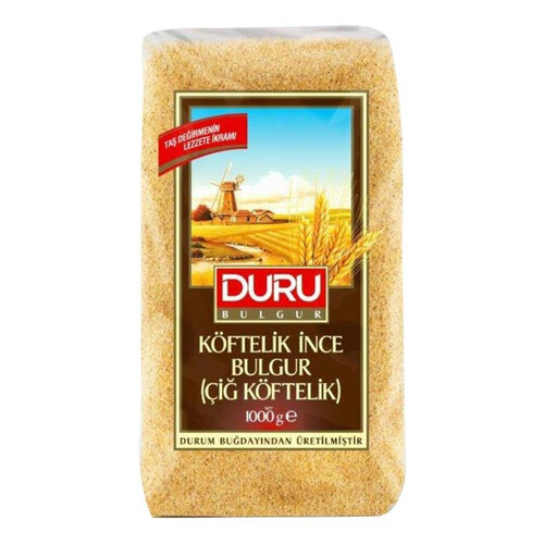 Duru Çiğ Köftelik Bulgur 1 Kg.