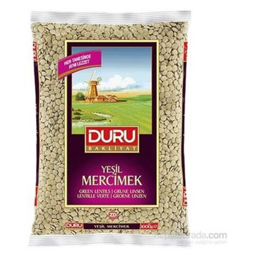 Duru Yeşil Mercimek 1 Kg.