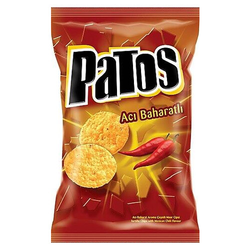 Patos Acı Baharatlı Mısır Cipsi 118 Gr.