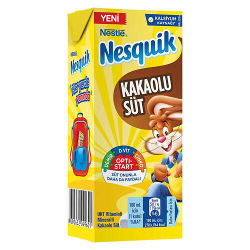Nestle Nesquık Kakaolu Süt 180 Ml.