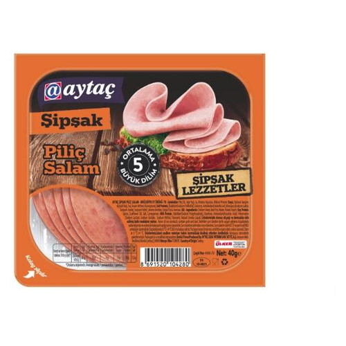 Aytaç Şipşak Piliç Salam Dilimli 40 Gr