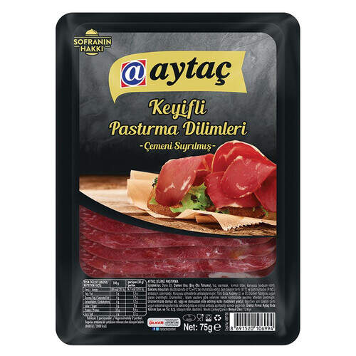 Aytaç Keyifli Pastırma Dilimleri 75 Gr.
