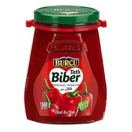 Burcu Tatlı Biber Salçası  Cam 1500gr