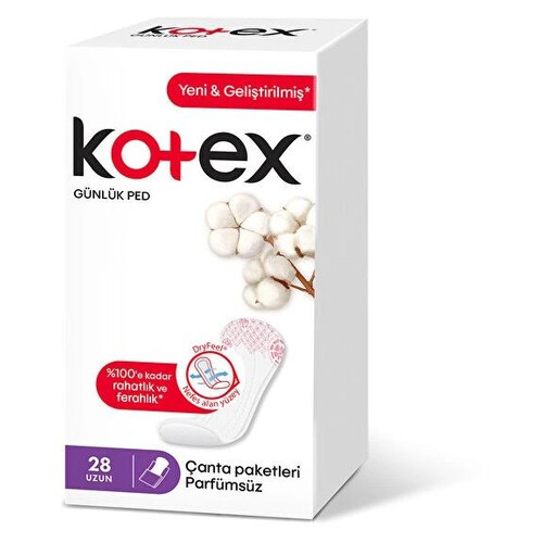 Kotex Anydays Uzun Günlük 28'li Ped