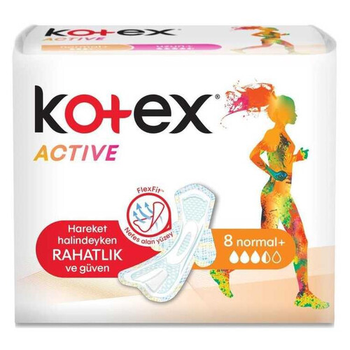 Kotex Actıve Sıngle Normal 8 Li