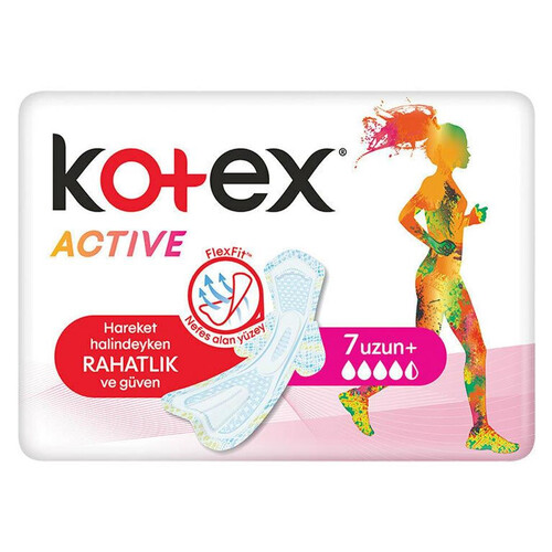 Kotex Actıve Sıngle Uzun 7 Li