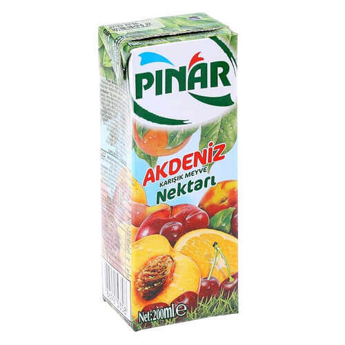 Pınar Meyve Suyu Akdeniz Kokteyli 200 Ml.