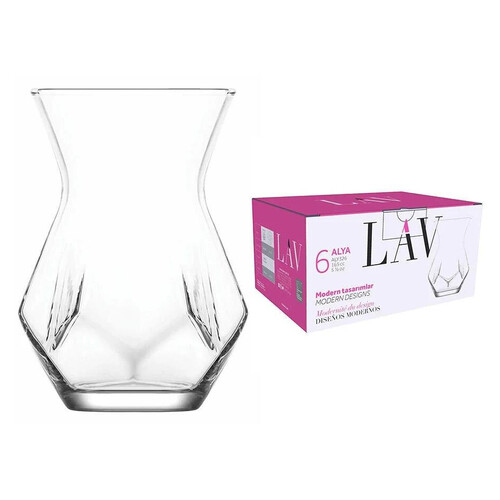 Lav Alya Çay Bardağı 6 Lı