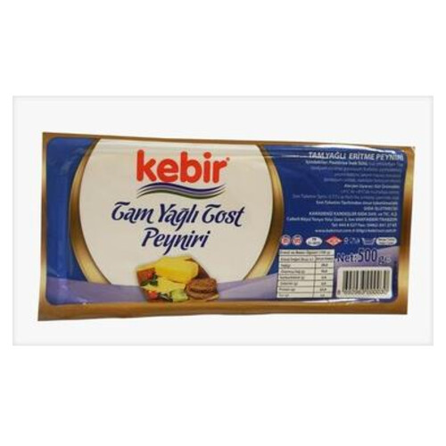 Kebir Tam Yağlı Tost Peynir 500 Gr